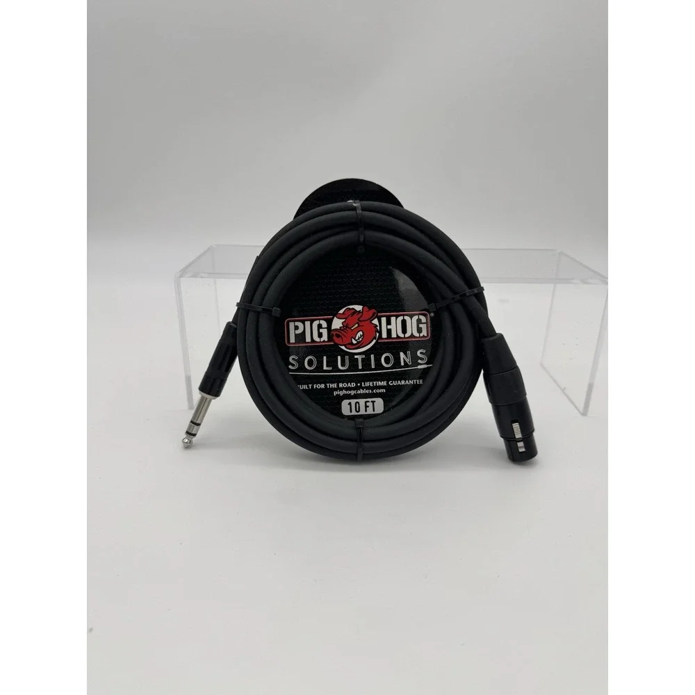 Pig Hog Solutions TRS(M) to XLR(F) Balanced Adapter Cable (10 ft.) 10 ft.